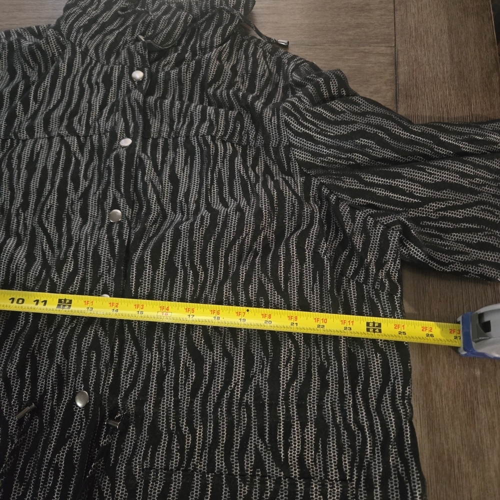 Ruby Rd. Black and Gray Utility Jacket - image 13